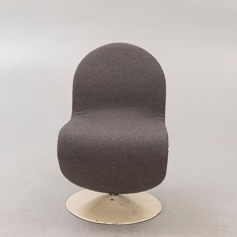 Verner Panton, stol, "System 1-2-3" för Fritz Hansen, 1970-talets mitt.