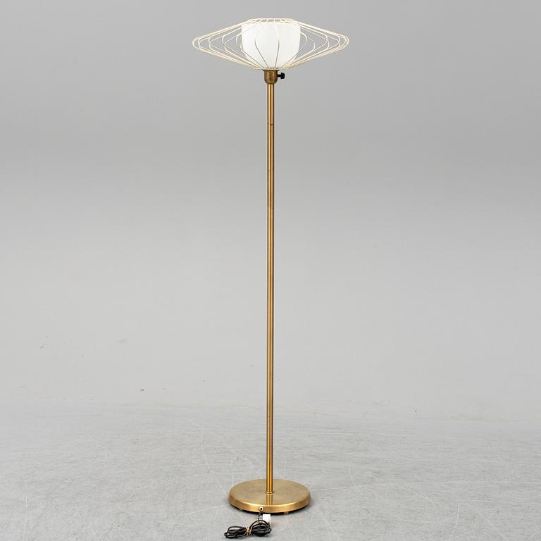 A brass floor light from ASEA Belysning, 1940's/50's.