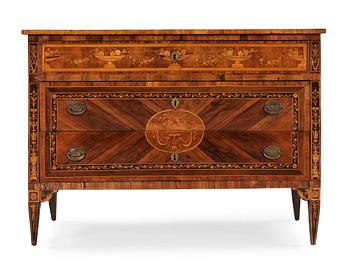 1341. An Italian late 18th century commode.