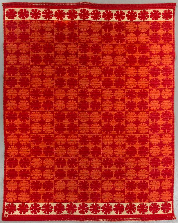 Ingrid Dessau,  a signed carpet 183 x 128 cm.