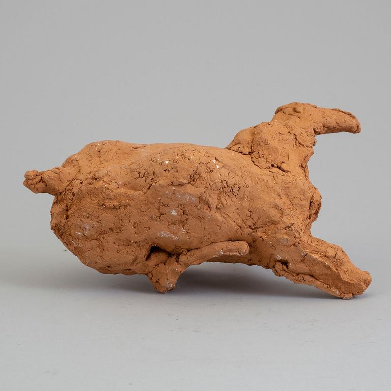 ASMUND ARLE, Sculpture, terracotta, signed A. arle and dated -71.