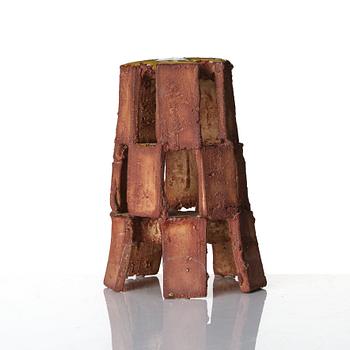 Anders Bruno Liljefors, A sand cast stoneware sculpture, Gustavsberg studio, Sweden probably 1950s.