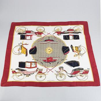 Hermès, scarf, "Les Voitures a Transformation".