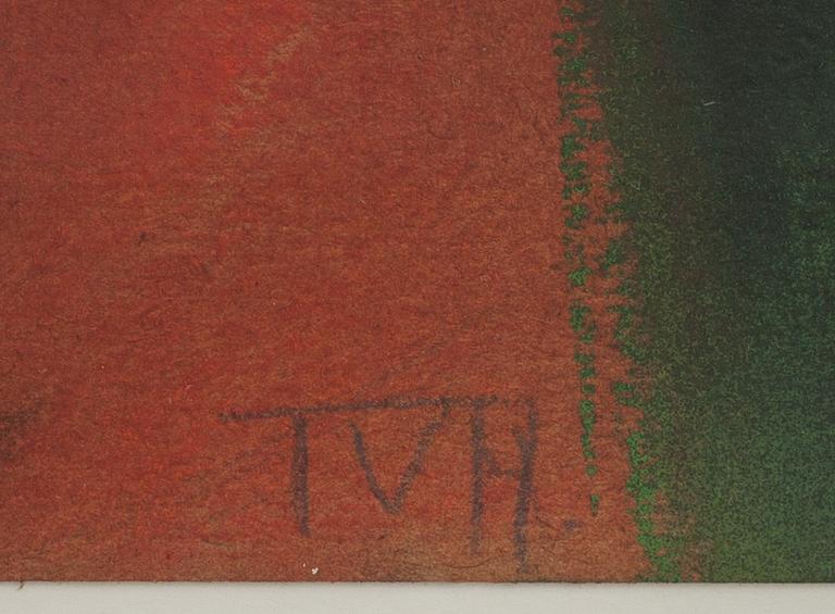 TORA VEGA HOLMSTRÖM, pastell, monogramsignerad TVH.