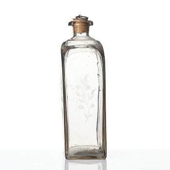 Aquavit bottle, Sweden early 19th century.