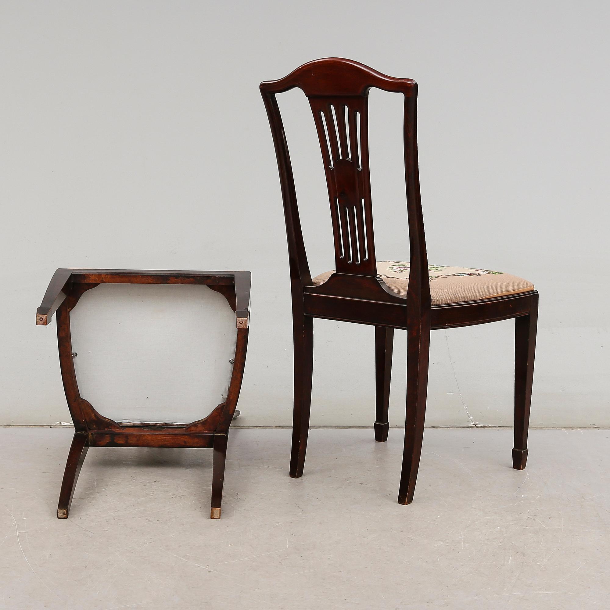 STOLAR, 8 st, Danmark, 1900-talets första hälft.