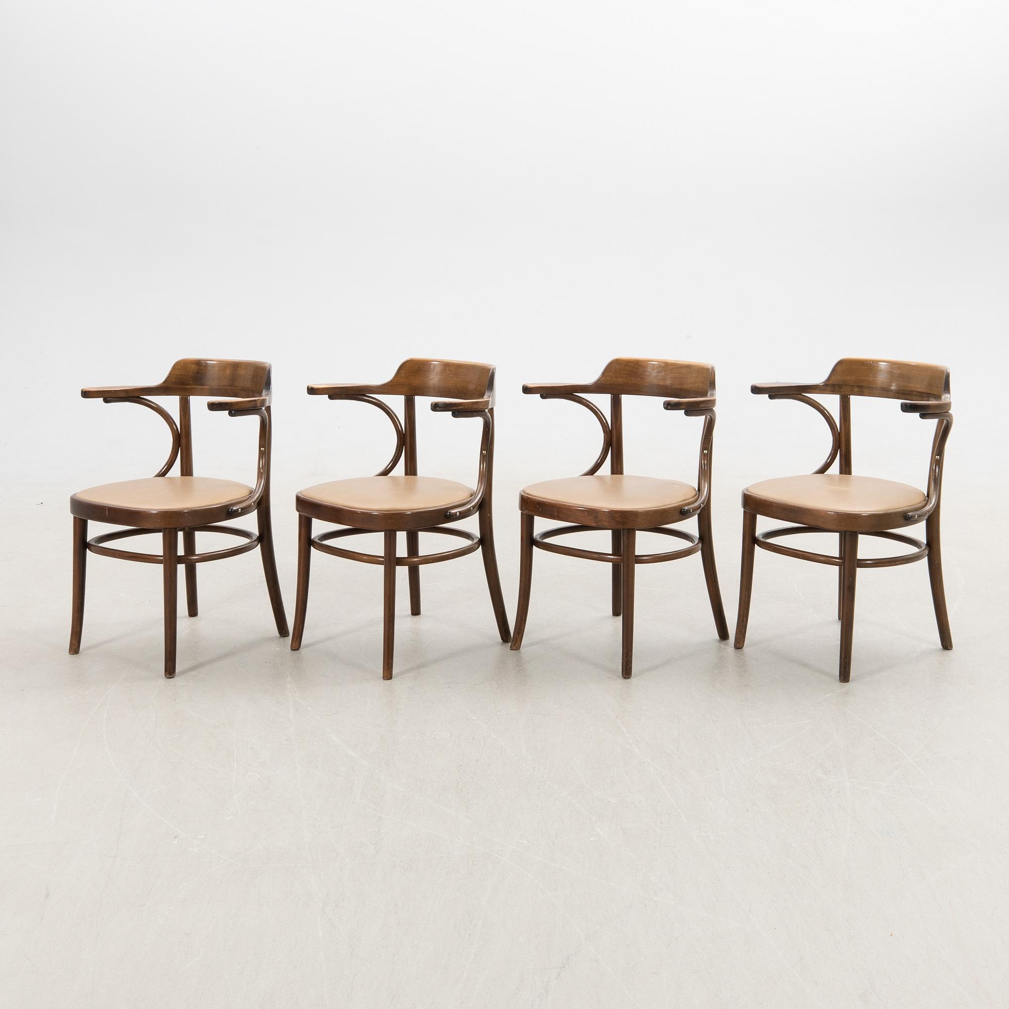 Armchairs 8 pcs Gemla "Cattelin" late 20th century.