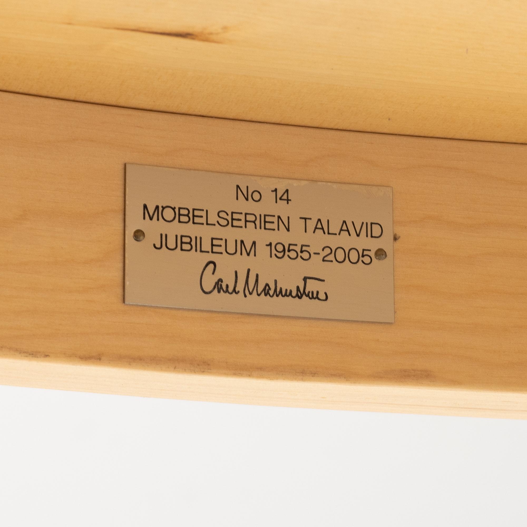 Carl Malmsten, a 'Talavid' table, NC Möbler, Sweden, 2005.