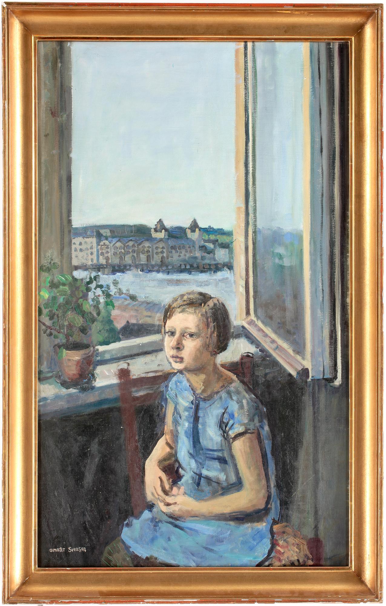 GUNNAR SVENSON, olja på duk, sign.