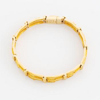 Björn Weckström, 18K gold "Kaskad"  bracelet.