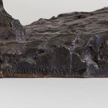 ASMUND ARLE, Sculpture, bronze, signed Asmund Arle.