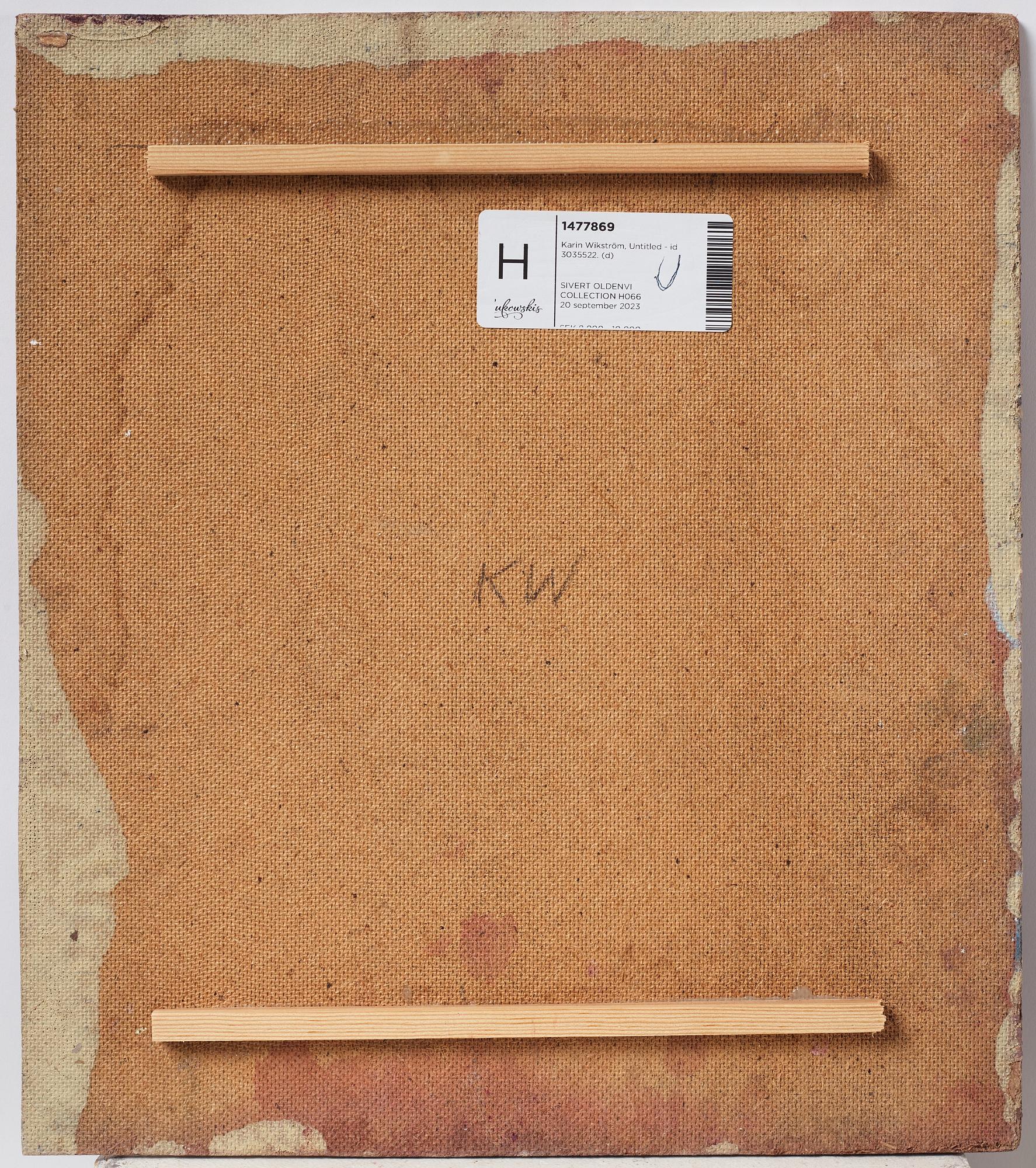 Karin Wikström, Utan titel.