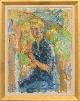 SIMONE DE DARDEL, oil on canvas, signed.
