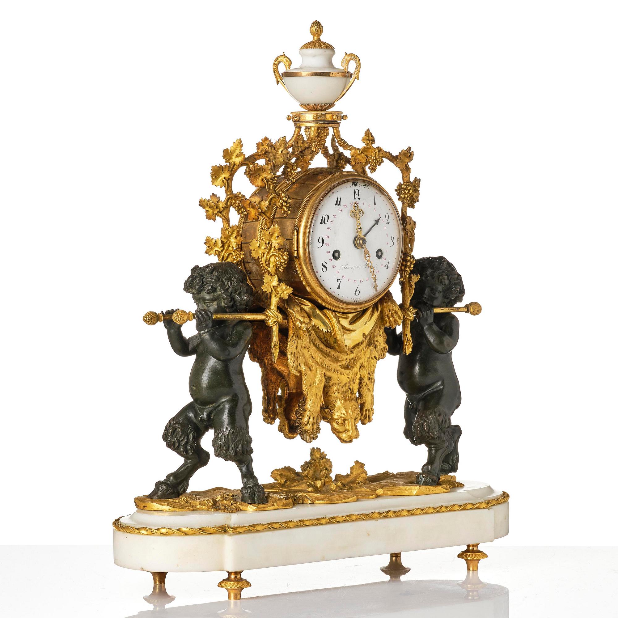 Bordspendyl, Parisarbete, sent 1700-tal, Louis XVI.