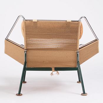 Hans J. Wegner, "Flag Halyard / Snørestolen", easy chair, Getama, Denmark, reportedly 1950s.