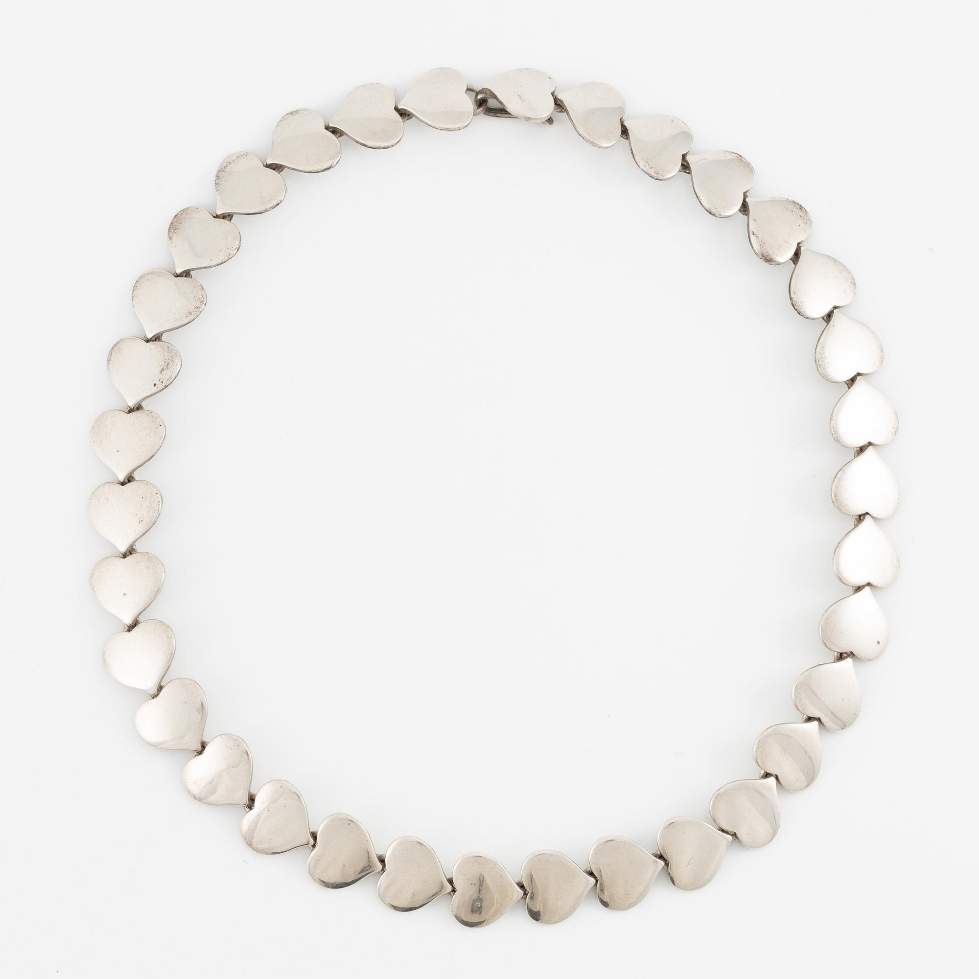 Hans Hansen, collier, silver, Danmark.