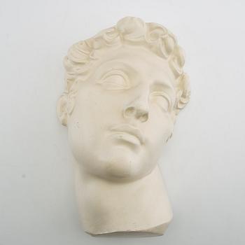 Sculpture/relief, plaster, 20th century.