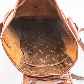 A Morelli leather rugsack.