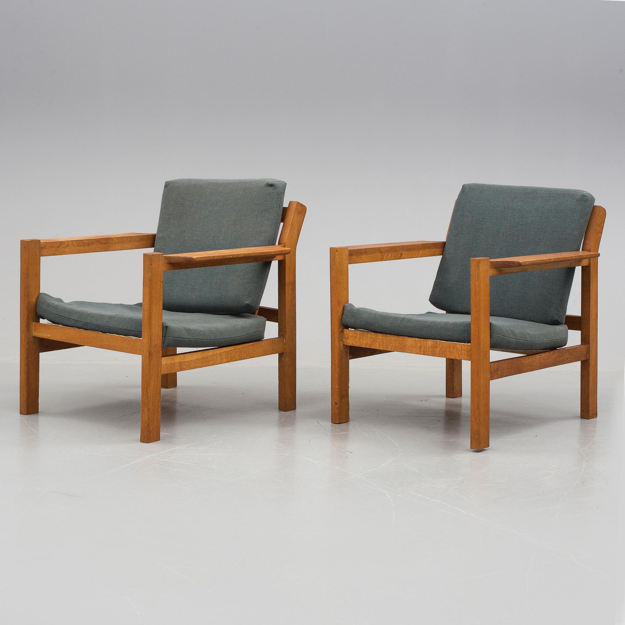 FÅTÖLJER, ett par, Danmark, 1960-tal.