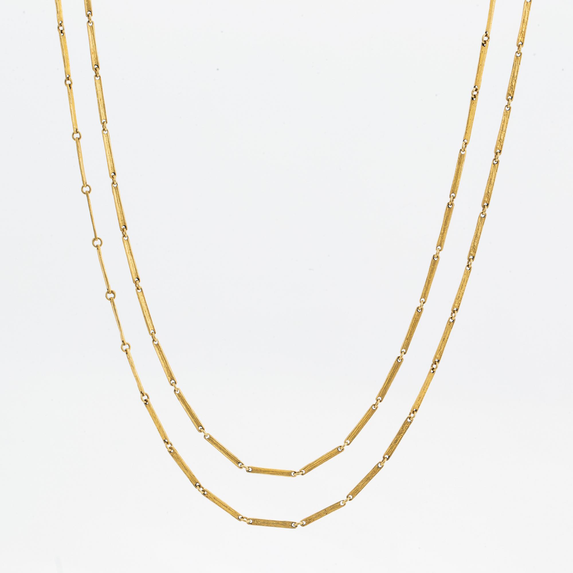 Lapponia, 18K gold chain, Lapponia 1983.