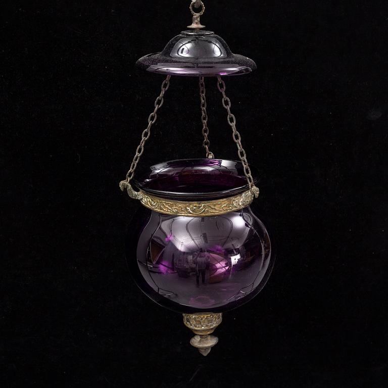 A late 19th century ceiling light.