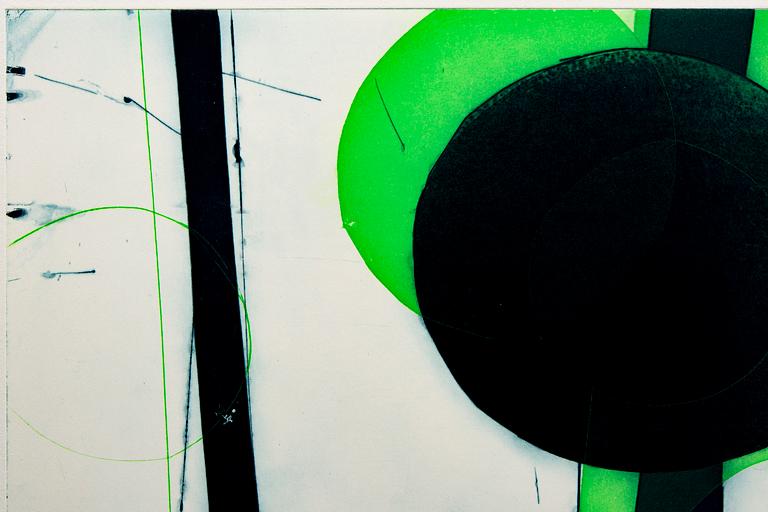Astrid Sylwan, a signed color etching.
