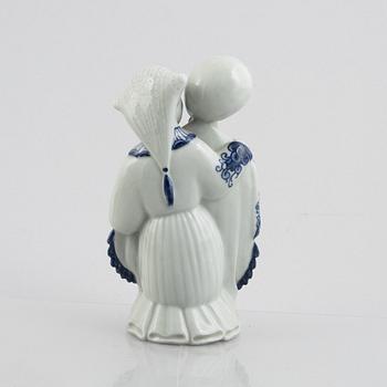 Georg Thylstrup, figurin, modell 1760, porslin, Royal Copenhagen, Danmark, 1900-talets första hälft.