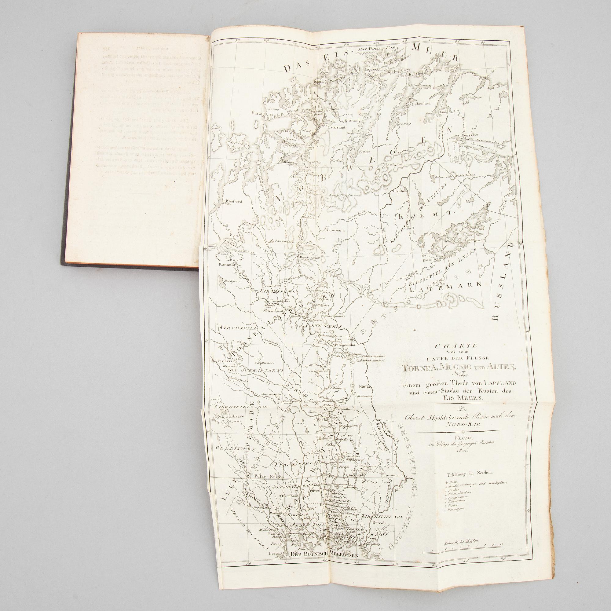 Trollhätte kanal, 1805, med graverade kartor.