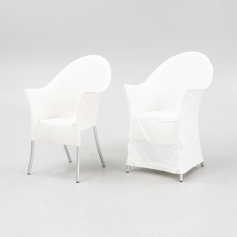 Philippe Starck, six "Lord Yo" chairs, Driade, around the year 2000.