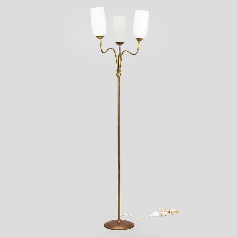 Floor lamp, mid-20th century.