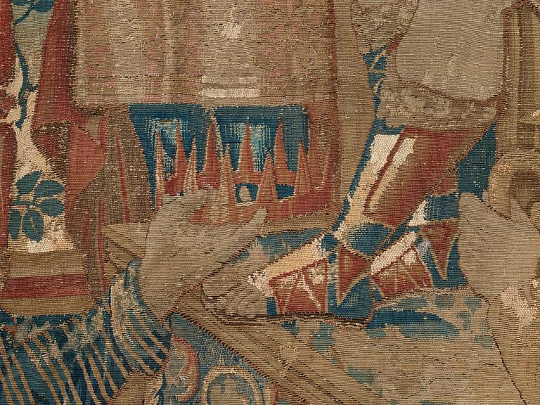 A TAPESTRY, "Alexander the Great", tapestry weave, 
ca 230 x 230,5 cm, Flanders the 17th century.