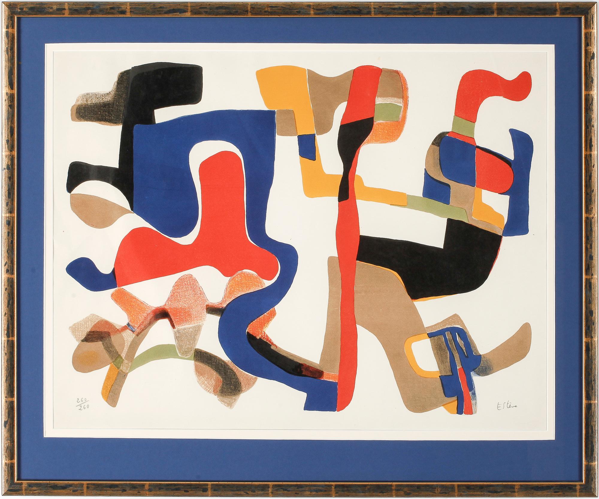 MAURICE ESTÈVE, färglitografi, signerad och numrerad 260/260.