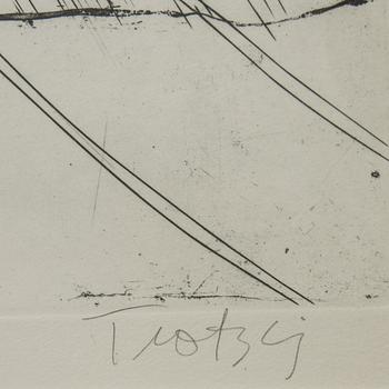ULF TROTZIG, etsning, signerad o numrerad 26/150.