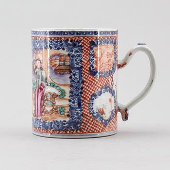 MUGG, porslin, Kina, Qianlong 1736-1795.