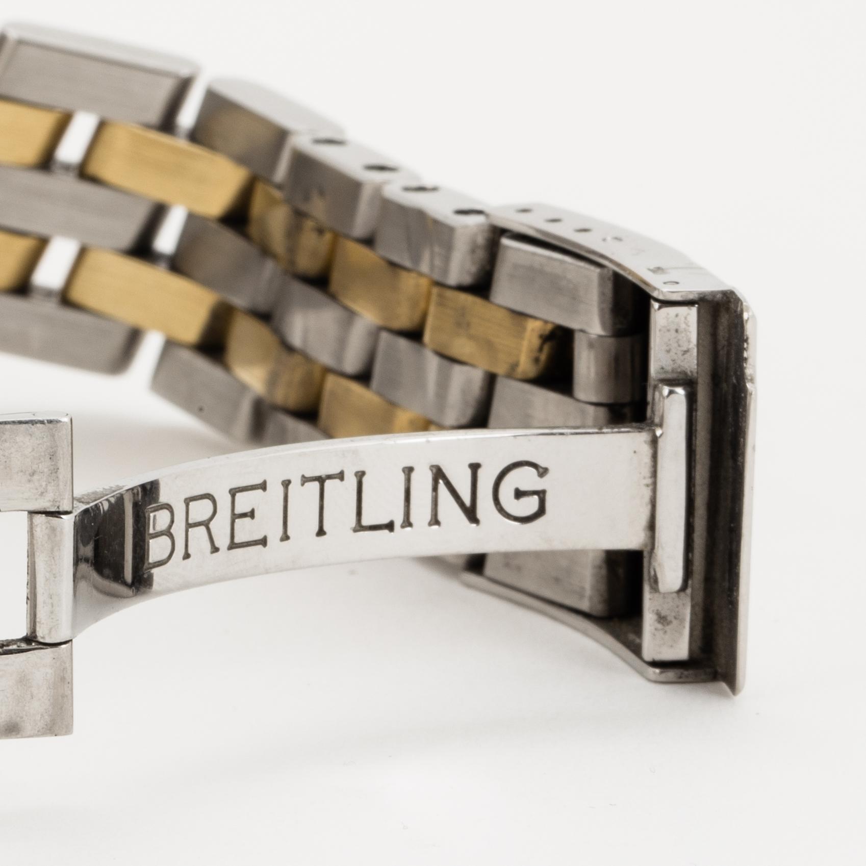 Breitling, Chronomat, Chronometre, "Tachymetre", chronograph, wristwatch, 39 mm.