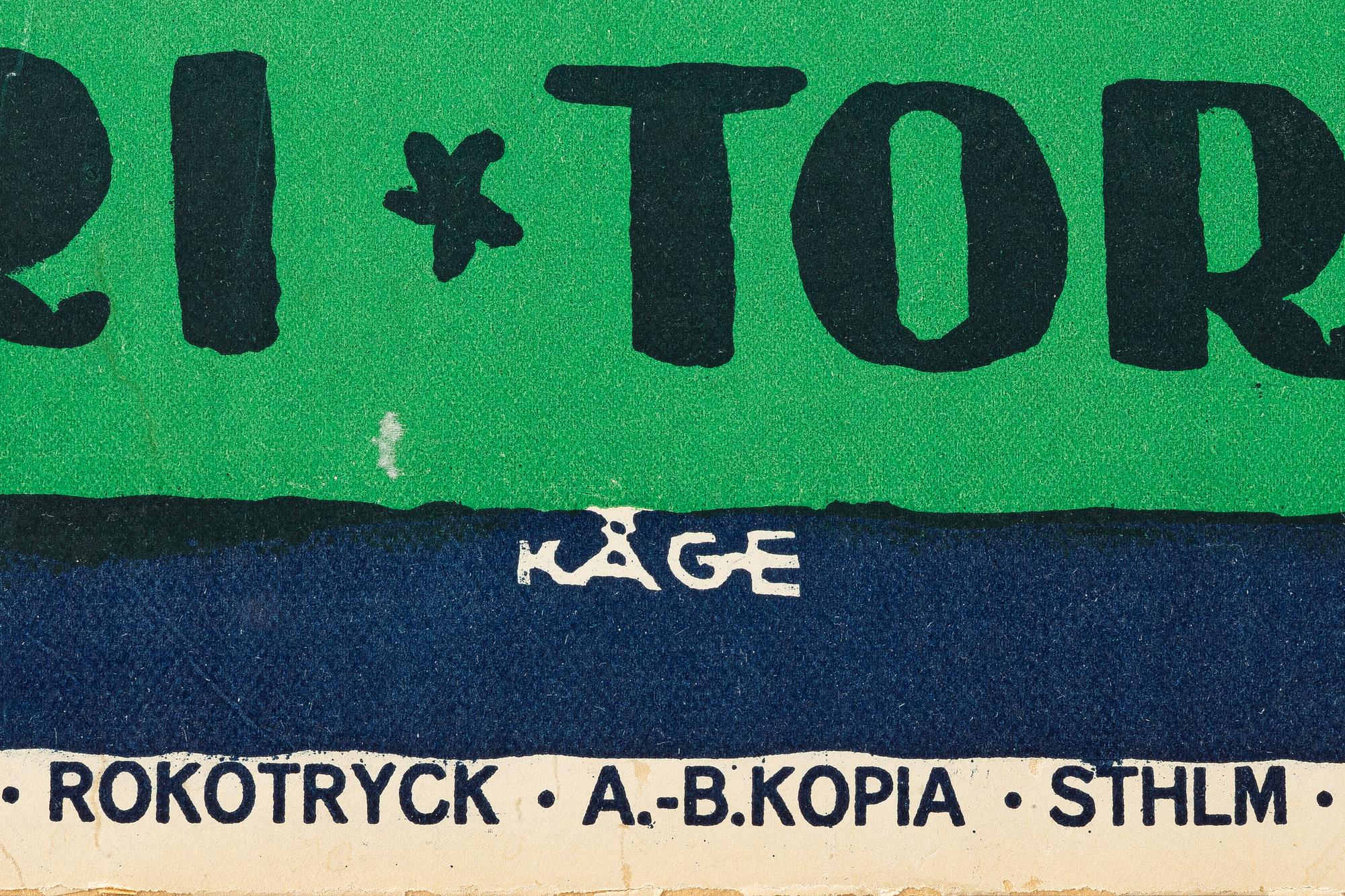Wilhelm Kåge, 'Ordens Komedier'.