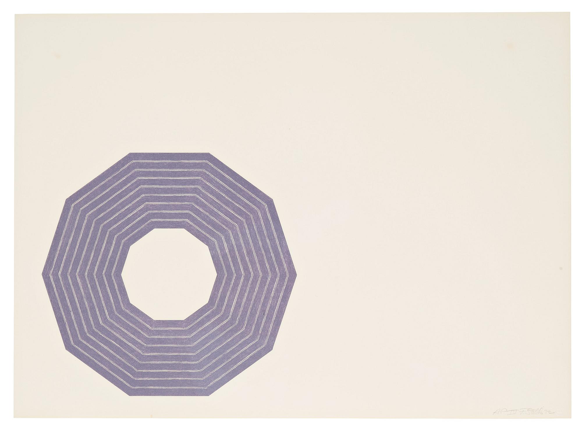 Frank Stella, "Purple Series" (3).