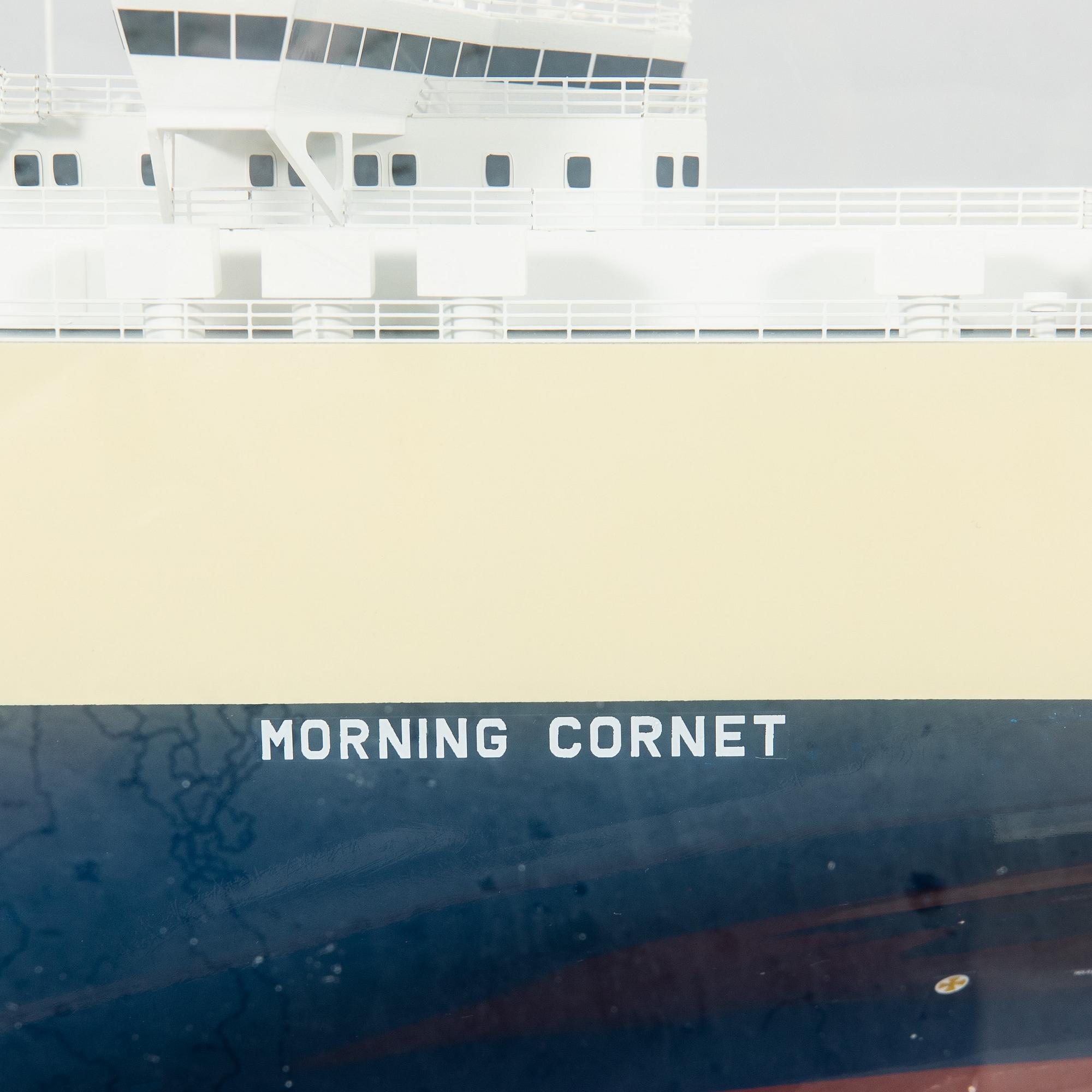 Fartygsmodell "Morning Cornet", Hundai Sahmo Heavy Industies Company LTD. 2007.