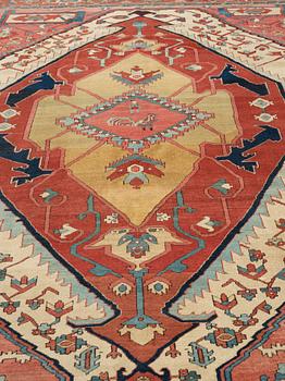 CARPET. Antique Heriz. 431,5 x 301 cm.