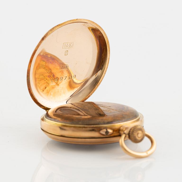 Mormorsur, 3 st, 14K/18K guld.