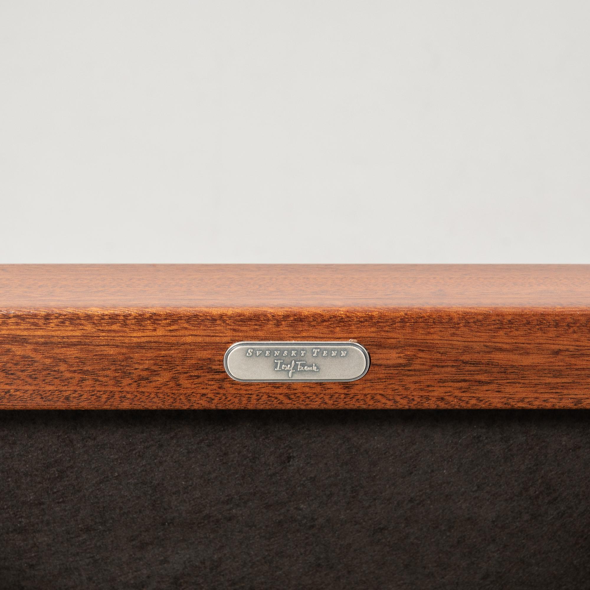 Josef Frank, armchairs a pair, model 1165, Svenskt Tenn.