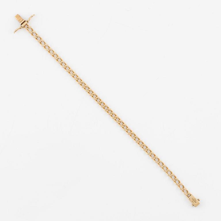 Arm bracelet, 18K gold, Balestra, Italy.