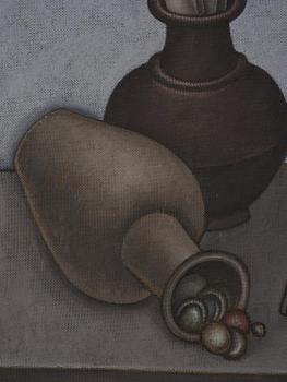 Dimitri Mikhailovich Krasnopevtsev, Still life with vases.