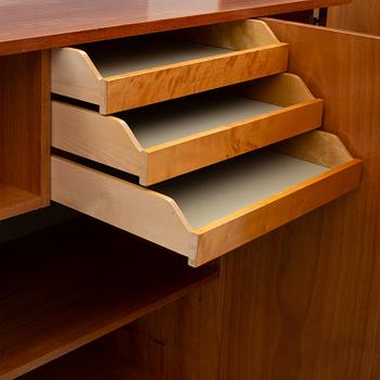 a 1950's mahogany cupboard.