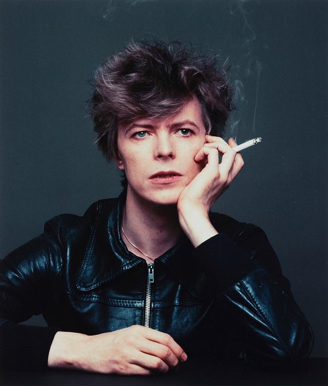 Masayoshi Sukita, "David Bowie, V-2 Schneider, 1977".