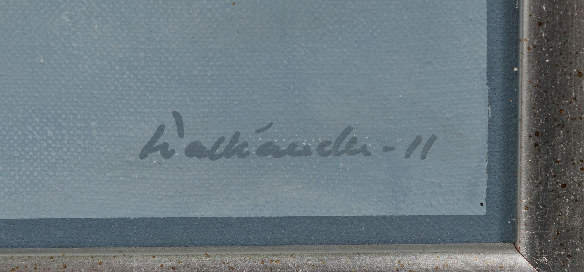 PEKKA WALLIANDER, oil on canvas, signed and dated 2011.