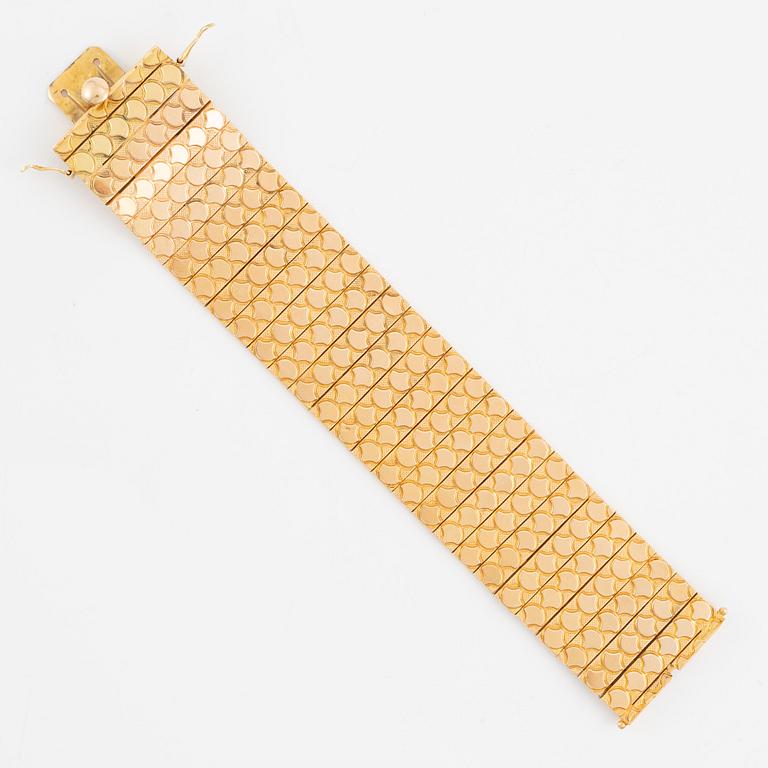 Bracelet, 18K gold, Italy.