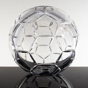 a glass sculpture "Diamantbollen" from Orrefors, Sweden.