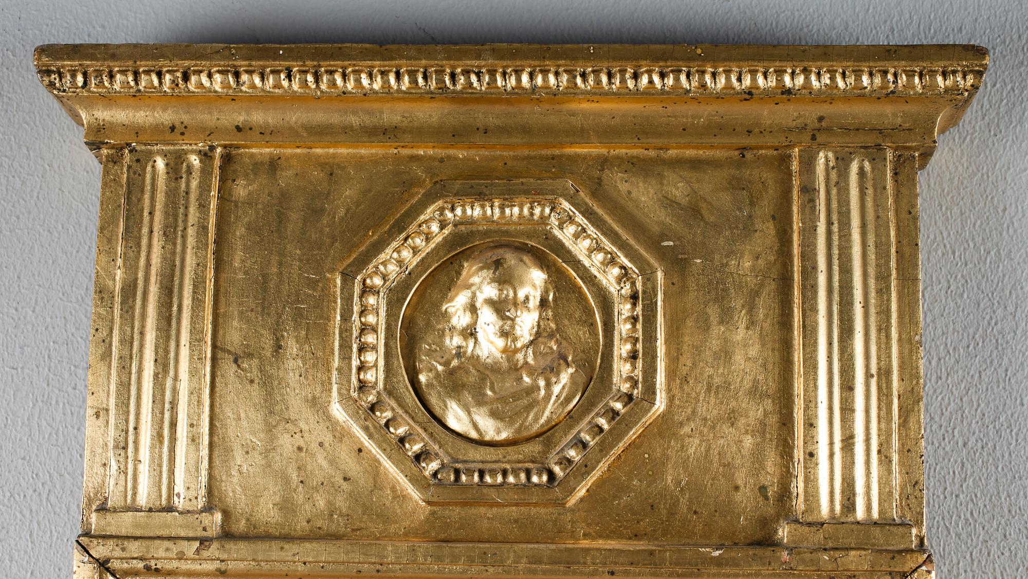 SPEGEL, sengustaviansk, omkring 1800.