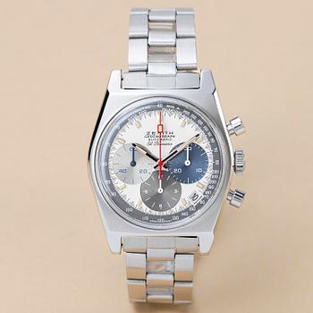 1144. Zenith, El Primero, "Gay Frères Ladder Bracelet", ca 1971.